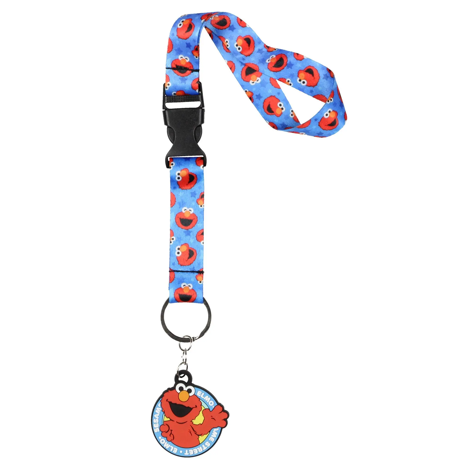 Sesame Street Elmo Wrist Strap Lanyard, Key Chain Accessories for Identification Badges, Office Supplies Compatible with Men
