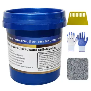 1.4gal (trial set) Louis Forest epoxy colored sand, waterproof water-based epoxy floor paint, concrete floor paint, suitable for maintenance in small indoor and outdoor areas.