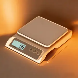 High-precision electronic kitchen scale, featuring an automatic power-off function, can accurately measure food and liquids, with a capacity of 6000 grams*1 gram