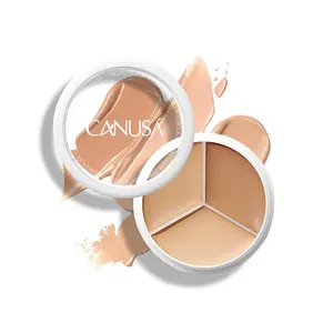 Long Lasting Concealer, 1 Box Full Coverage Flawless Makeup Concealer, Waterproof Concealer, Makeup Accessories for Women & Girls