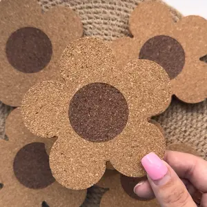 Flower Cork Coaster