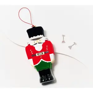 Diamonique Round 3-Prong Stud Earrings with Nutcracker Gift Box, Sterl