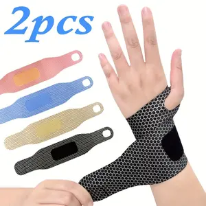 Adjustable Sports Wrist Brace - Breathable & Lightweight Compression Support Wrap, Universal for Left/Right Hand, Suitable for wrist care, everyday use, office settings, exercise, fitness, and basketball