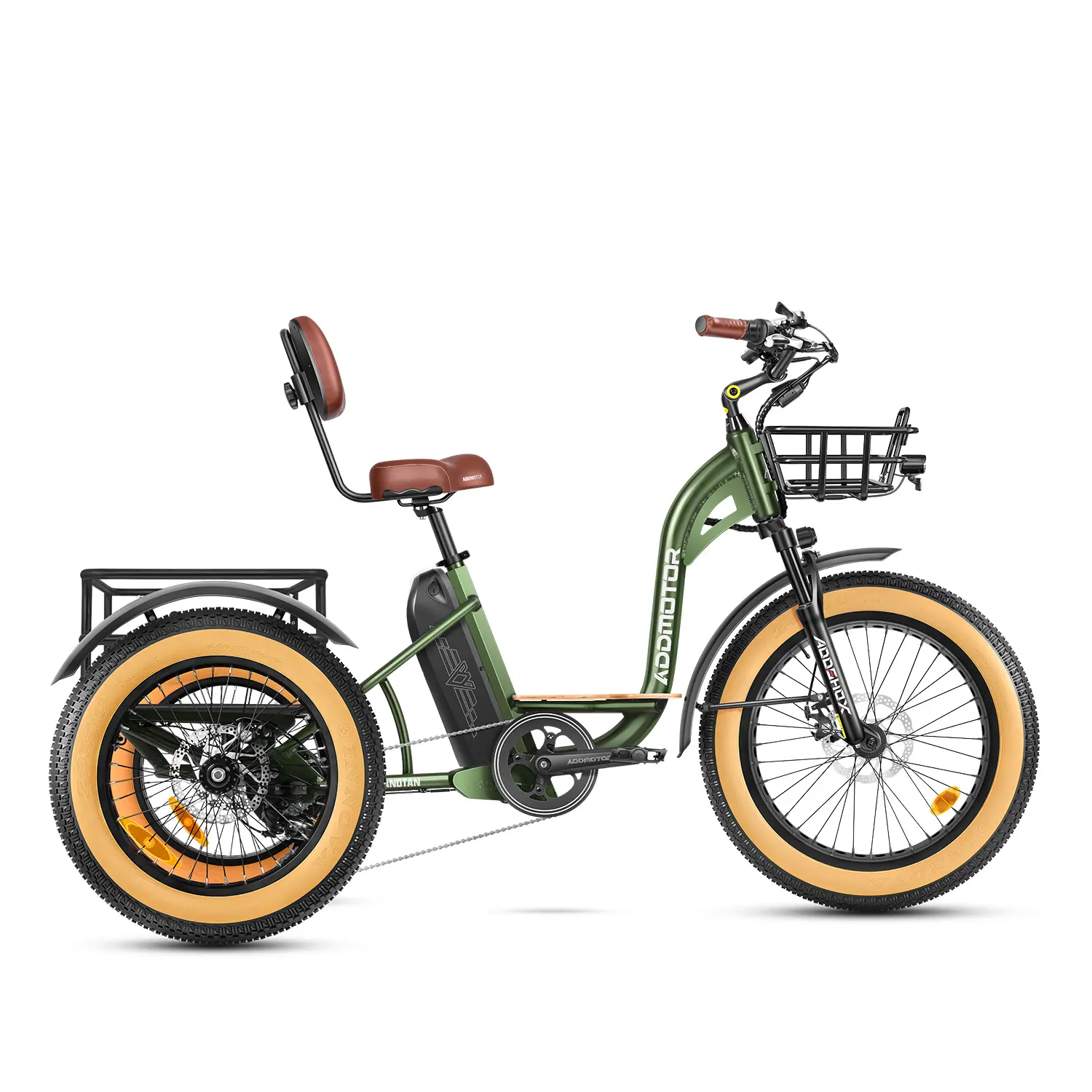 ADDMOTOR Grandtan II Electric Tricycle for Adults, UL2849 Certified, 750W Rear Drive Motor Etrike, 85MI, 48V 20Ah Battery, 3 Wheel Electric Bikes with Suspension & Differential & Parking Brake, 22 MPH