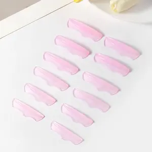 Lomansa 6 Pairs Lash Perm Shields，Lash Lift Rods，Soft And Comfortable，Suitable For Salons And DIY At Home，Reusable After Cleaning