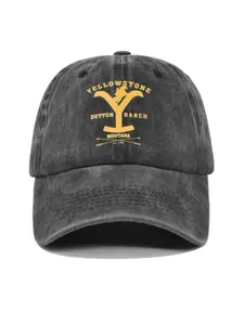 Unisex Yellowstone Print Baseball Cap, Ideal for Outdoor Activities, Perfect Gift Choice, Stylish and Comfortable Headwear, Premium Hat