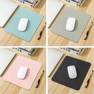 Small PU Leather Mouse Pad, Non-Slip Gaming Mouse Mat, Waterproof, Anti-Scratch, Easy-to-Clean for PC, Laptop Desktops
