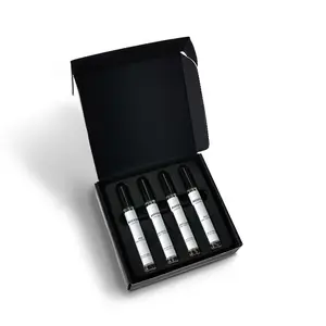 ASSEEK Women's Perfume Gift Box - 4 Fragrance Samples in Elegant Black Case for Special Occasions