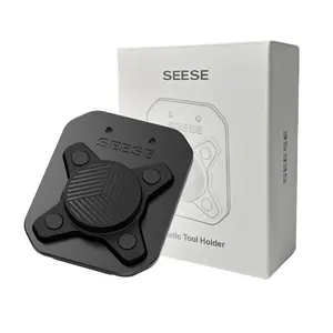 SEESE Magnetic Tool Holder - Versatile Belt Clip with Strong Magnet for Organizing Screws, Nails, Hammers, Wrenches, Pliers, Drill Bits & More,DIY Enthusiast,Lightweight,Home Improve,Homeowner Holiday gifts