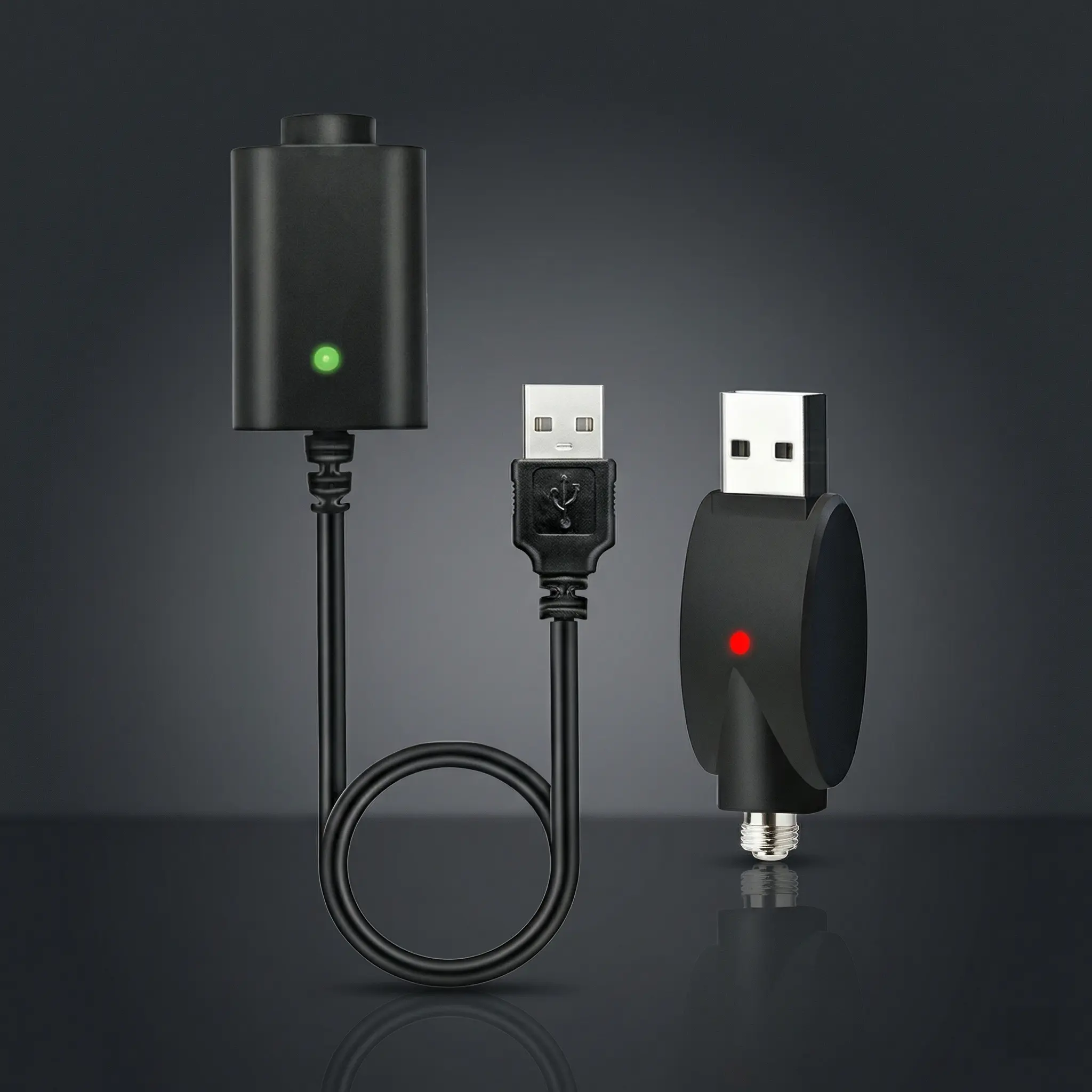 510 Threaded USB Charger Cable - PVC Sheath Intelligent Electronic Cable with LED Indicator, Overcharge Safe Safety Protection for Touch Pens, Portable Welders (Car Electronics Compatible), Charging Tools