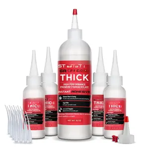Thick CA Glue Complete Refill Kit (453-gram) -  Cyanoacrylate Glue for Mitre Joint Bonding, Woodworking, Carpentry, Archery Fletching, 16 oz