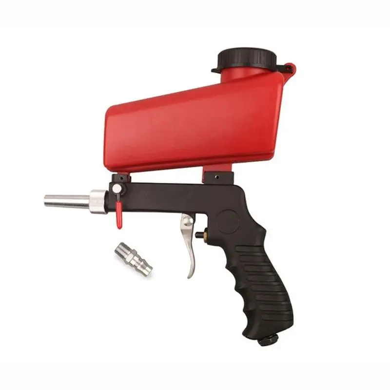 Portable Small Compact Sandblasting Machine, Air-Operated Rust Prevention, Handheld Sandblaster for Cars, Rvs, Cargo Ships, Glass Tombstones, Sandblasting Tools
