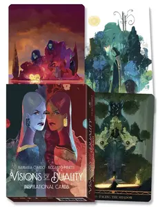 Duality-Themed Affirmations Card Decks, Tarot Card Decks with Dual Scenes for Horoscopes Enthusiasts, Lifestyle & Hobbies Use, Tarot Cards Decks