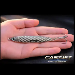 CASTJET 1.6oz(45g)  Metal Jig Lure Long Cast Spoon Striped Bass Bluefish lure