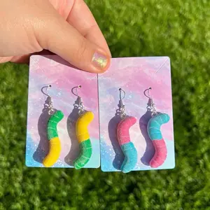 Gummy Worm Earrings/Keychain