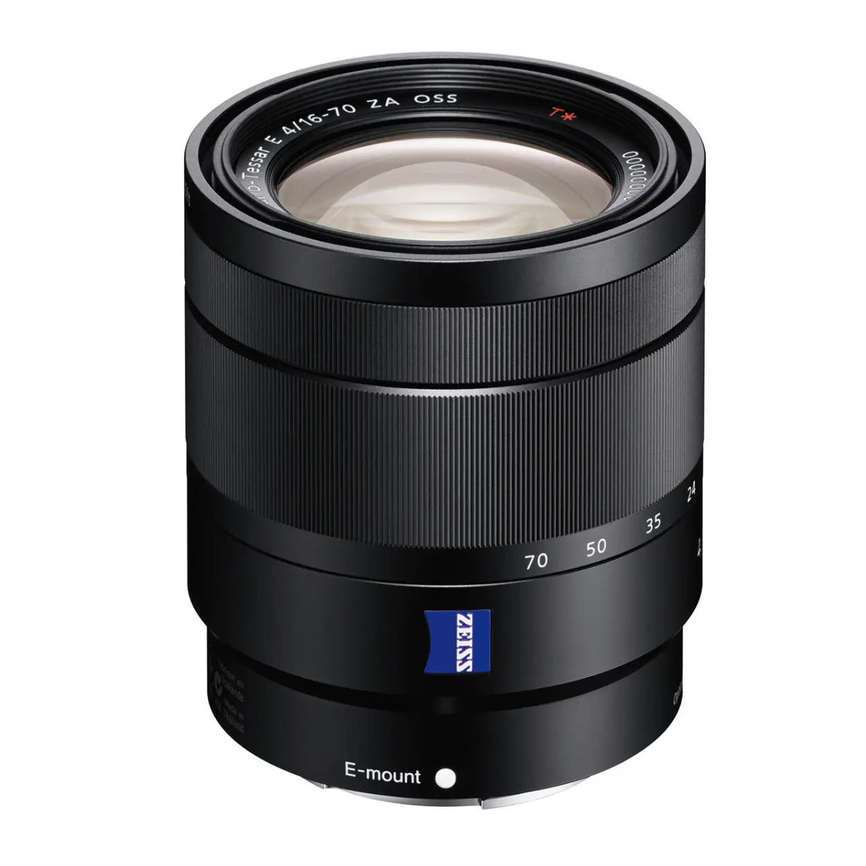 SONY Used Vario-Tessar T* E 16-70mm f/4 Constant ZA OSS Lens - Compact, Aspheric, Internal Focus Mid-Zoom Camera Lens for Photography, T* Coated