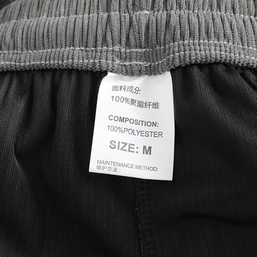 Men Corduroy Wide Leg Pants Elastic Waist Drawstring Casual Trousers Street Daily Outfit
