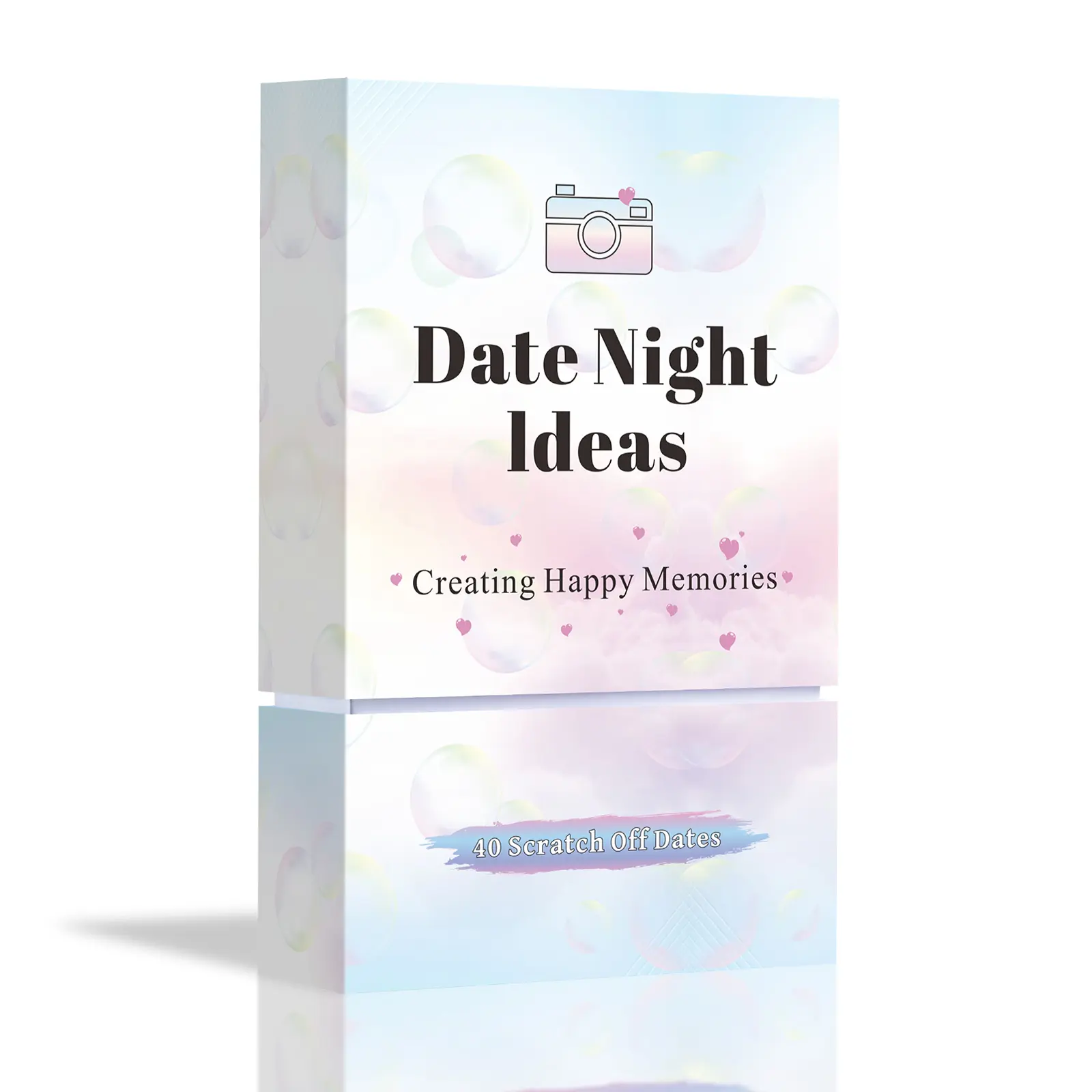 Date Night Idea Cards, Scratch Card Box, 40 Date Ideas, Couple's Games, Date Gifts, Couple's Date Ideas, Valentine's Day Gifts couple game
