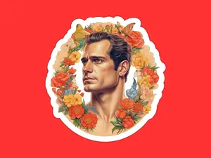 Henry Cavill Sticker