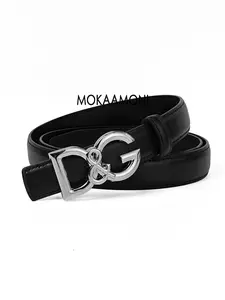Trendy Silvery Buckle Waist Belt for Women, Adjustable Vintage Multi-Color Fashion Belt, Versatile PU Material, All Seasons
