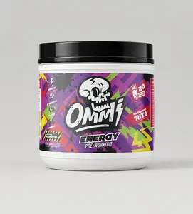 OMMI ENERGY – All In One High Stim Pre-Workout powder Sports Performance Supplement Boost
