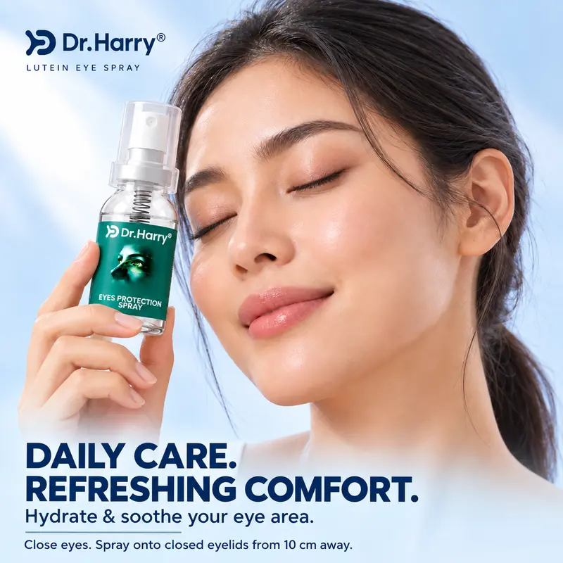DR.HARRY 04 Water-Based Lutein Eye Spray with Calendula & Vitamin E - 1 Pcs Spray Water Bottle for Calendula Care & Lutein Eye Boost (Summervibes)