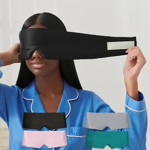 Real Silk Eye Mask, Full Coverage Soft Fabric, Smooth Texture, Safe Skin-Friendly, Comfortable Fit, Reusable Ice Pack, Sleep Aid Tool