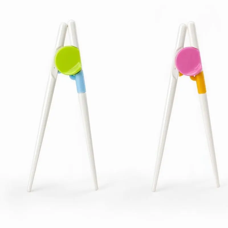 2 Pack Panda Ear Training Chopsticks for Kids & Adults, Beginner Friendly Kitchen Utensils, Removable Design for Learning & Easter Gift