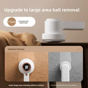 Electric Lint Remover Fabric Shaver, Portable Clothes Pill Fuzz Trimmer, Sweater Defuzzer for Clothing, Furniture and Fabric Care