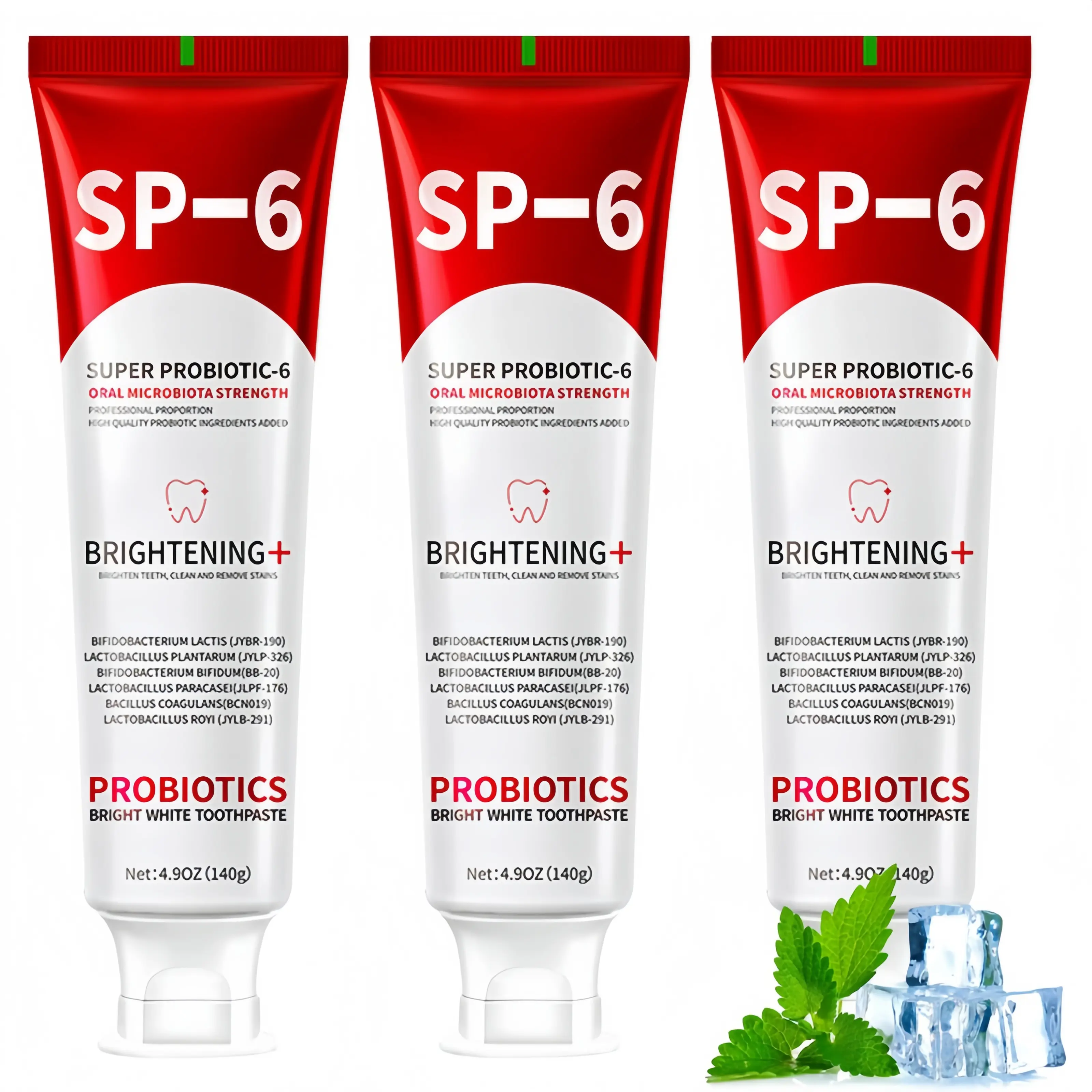 Probiotic Whitening Toothpaste，SP-6 Toothpaste | Probiotic Oral Care for Enamel Repair & Long-Lasting Fresh Breath