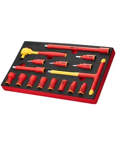 【Spotlight Day】VEVOR Insulated Socket Set 16-Piece Insulated Socket Tool with T-Handle Wrench 1000V