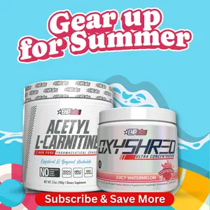 Summer Gear Up x Summer Shred Focus Stack | OxyShred + Acetyl L-Carnitine | Energy & Focus Support | Daily Performance Routine | Training Support