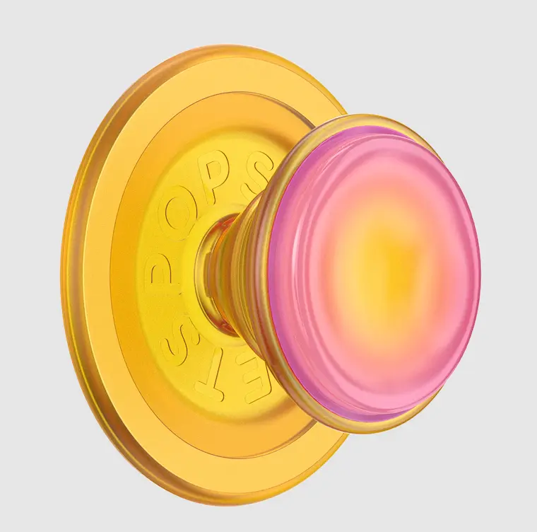 PopSockets Jelly Sunni B MagSafe PopGrip - Stable Phone Holder, Magnetic Phone Ring, Portable Mount, Mobile Smartphone Accessory for Holding & Standing, Stable Phone Holders