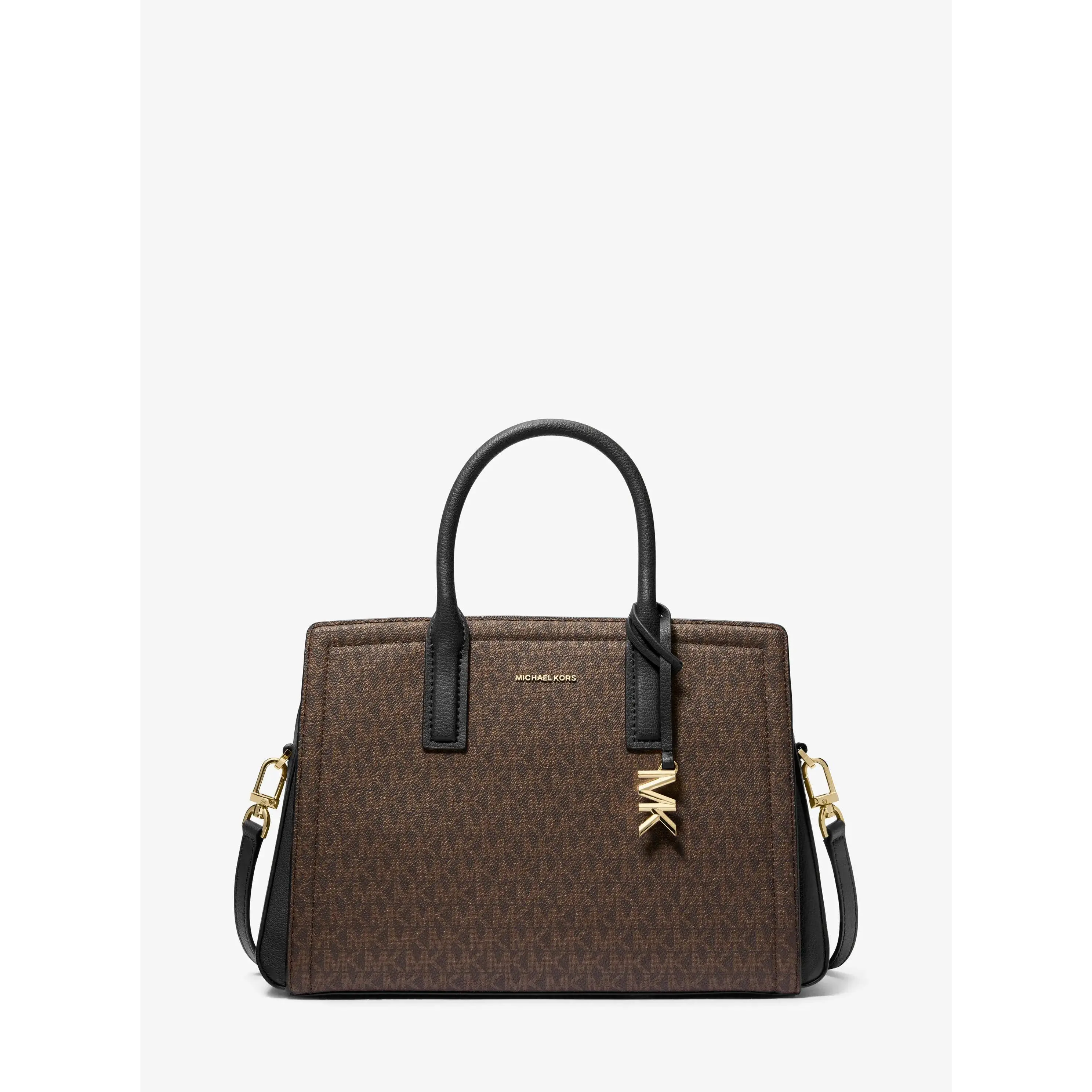 Laila Medium Signature Logo Satchel