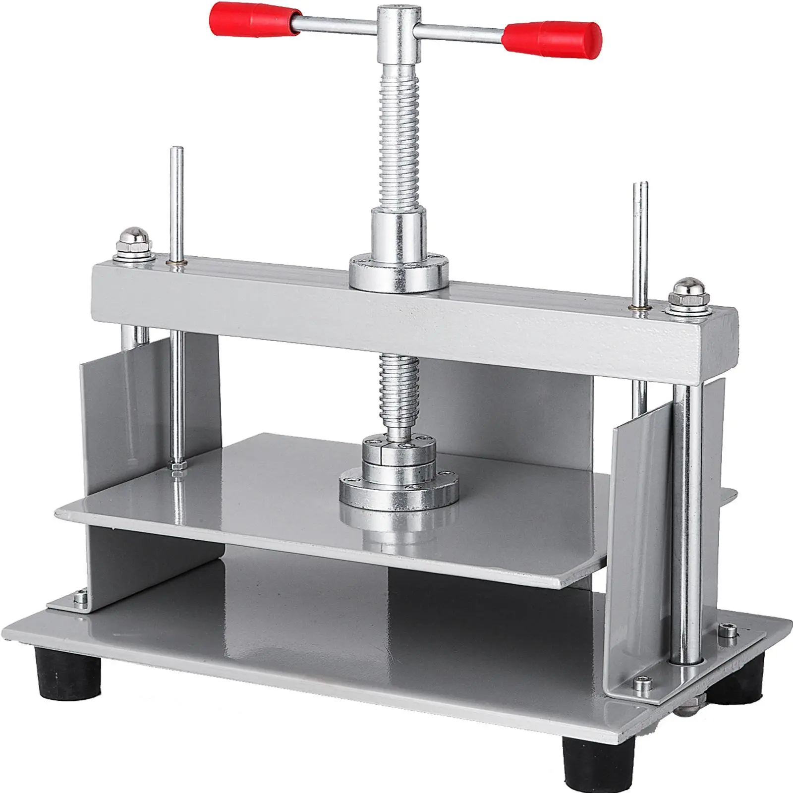 VEVOR Manual Paper Press Machine - Office Accessories, 12x8.6in A4 Paper Flattening Tool, 10cm Thickened Steel Frame, 1500 kg Capacity, Detachable Baffles, Papermaking Book Press #BacktoSchool