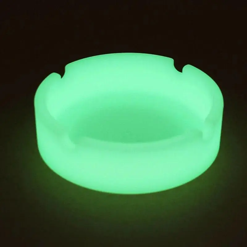 Creative silicone soft portable ashtray Smoking accessories Home office table accessories Ashtray Light