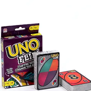 Uno Flip Card Game, Party Game, 2-In-1 Combination Pack with 112 Cards, Includes Special Action Cards, Ideal for Adults & Teenagers, Perfect Gift