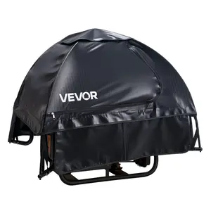 fathersdaygift VEVOR Generator Cover, 36x 26x 26 Inch Waterproof Universal Generator Cover for Most Generators 70-108 Inches Perimeter, Portable Generator Running Cover with Heavy Duty Thicken Oxford Fabric, Black