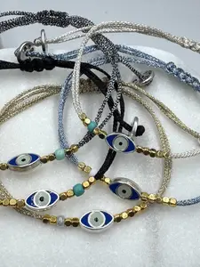 Evil Eye Macrame Bracelet