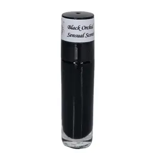 Black Orchid - Men's Fragrance Body Oil Roll on Jasmine Scented Aroma Cologne Amber Sandalwood