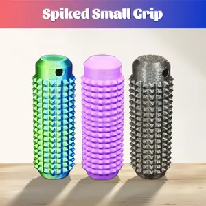 Portable Sensory Stimulator with Textured Plastic Spikes | Vibrant Colors for Anxiety Relief | Clip-On Keychain Design for On-the-Go Impulse