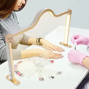 CNCEST Professional LED Lash Lamp, 48W 3000K-6000K Adjustable Light & Brightness, RA>90 Makeup Light for Eyelash Extensions, Nail Art, Facial Spa, Foldable