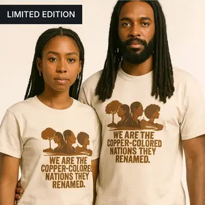 Limited Edition Apparel We Are The Copper-Colored Nations They Renamed T-Shirt for Men and Women