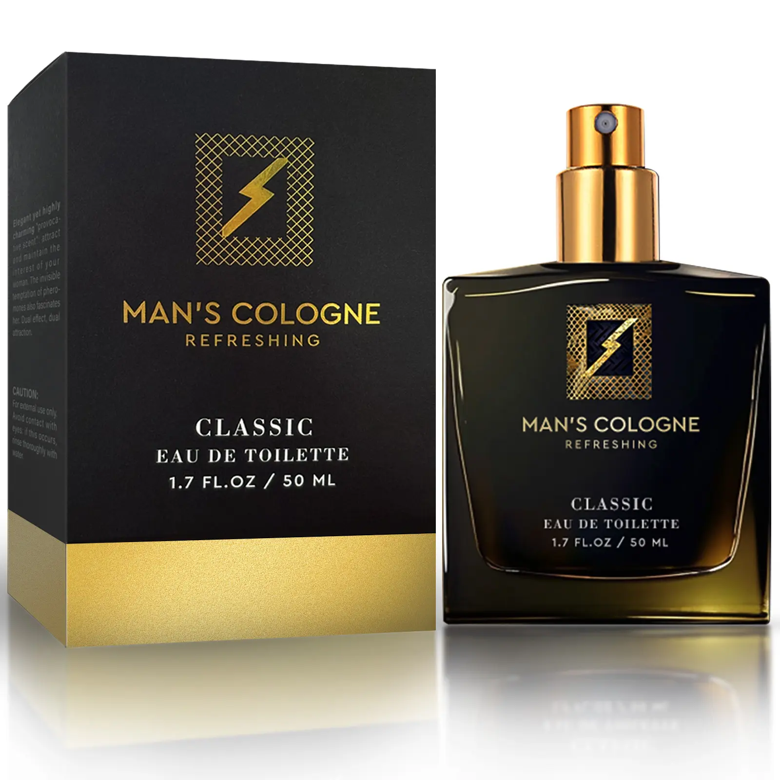 Men's Long-Lasting Pheromones Cologne Spray - High-Quality Refreshing Romantic Attractant Fragrance Parfum Perfume for Adults, Single Item
