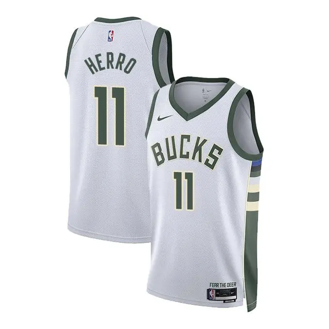 Nike 2022 Association Edition Tyler Herro Milwaukee Bucks Swingman Jersey