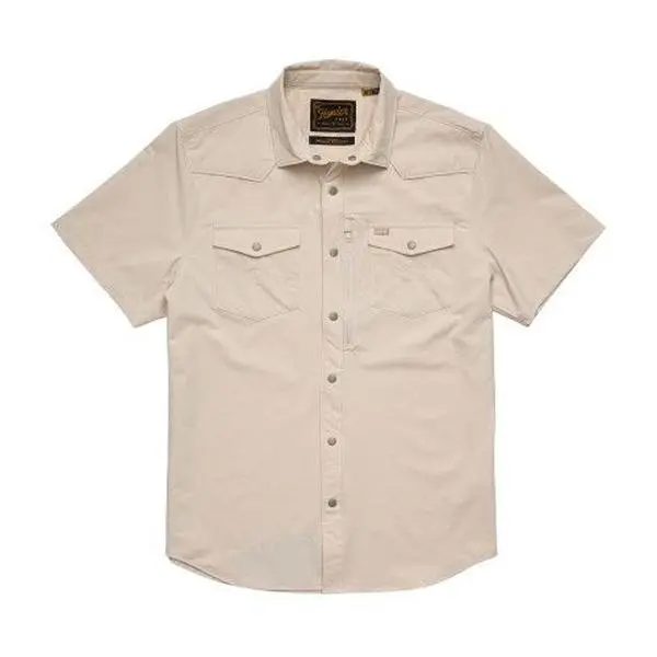 Howler Bros Emerger Tech Shirt-Chalk