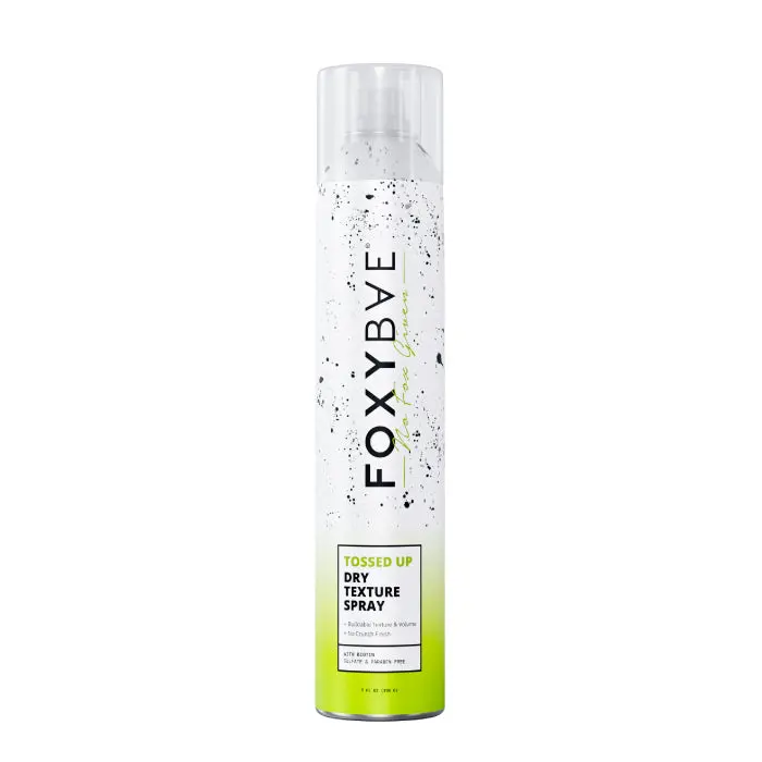 FoxyBae Tossed Up Dry Texture Spray | Volumizing Texturizing Spray | Matte Finish | Flexible Hold | Adds Volume + Lift | 7 oz