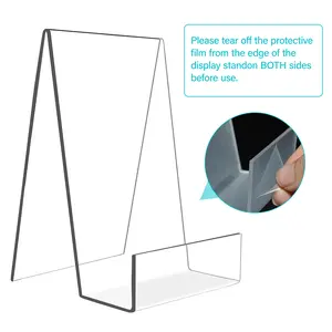 For Book Phone Tablet Acrylic Display Stand Perspex Retail Cookbook Holder