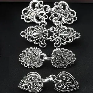 4pcs Dress Clips Back Cinch, Sweater Clips to Hold Sweater Together, Shawl Clips,Cloak Clasp,Cardigan Scarf Waist Cincher Clip,Shirt Brooch Clip for Girl Women,4 Counts Vintage Swirl Collar Clip Retro Style Zinc Alloy Match flower brooch