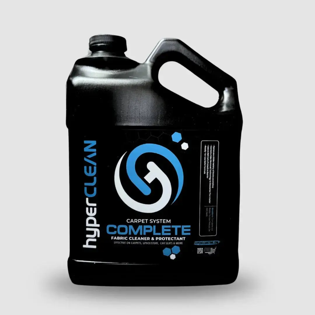 hyperCLEAN Handheld Fabric Cleaner & Protectant Spray with Brush - Automotive Interior Care Detergent, Deep Cleaning Power, Water-Repellent Cloth, Multi-Functional for All Fabrics, Automotive Use